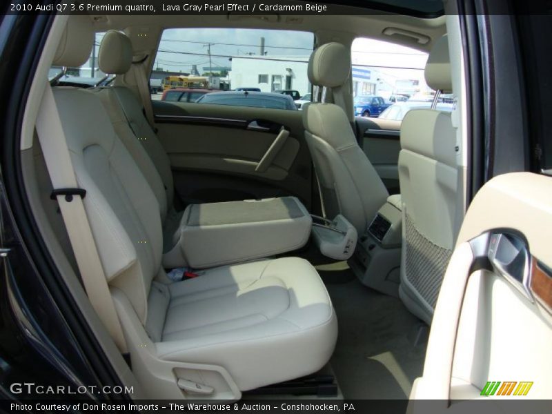 Lava Gray Pearl Effect / Cardamom Beige 2010 Audi Q7 3.6 Premium quattro