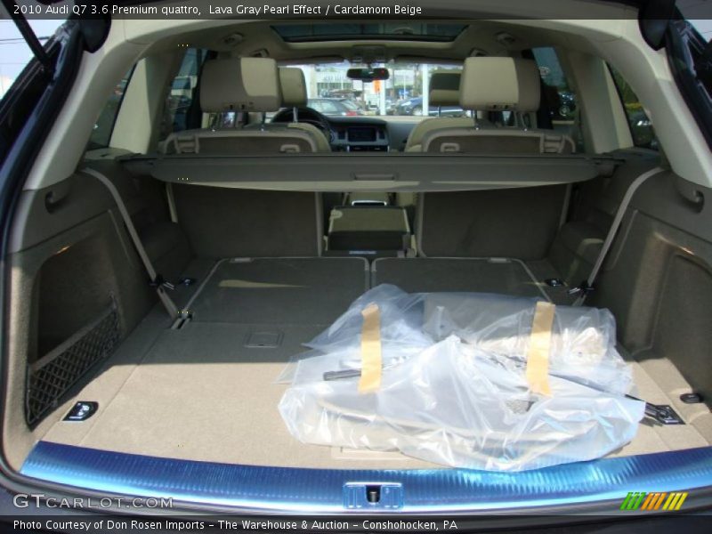Lava Gray Pearl Effect / Cardamom Beige 2010 Audi Q7 3.6 Premium quattro