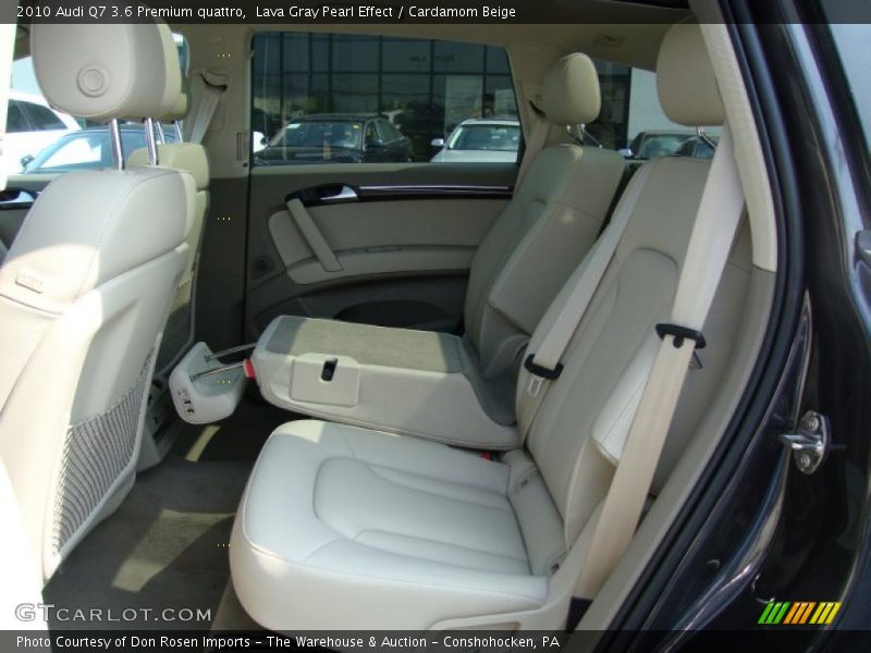 Lava Gray Pearl Effect / Cardamom Beige 2010 Audi Q7 3.6 Premium quattro