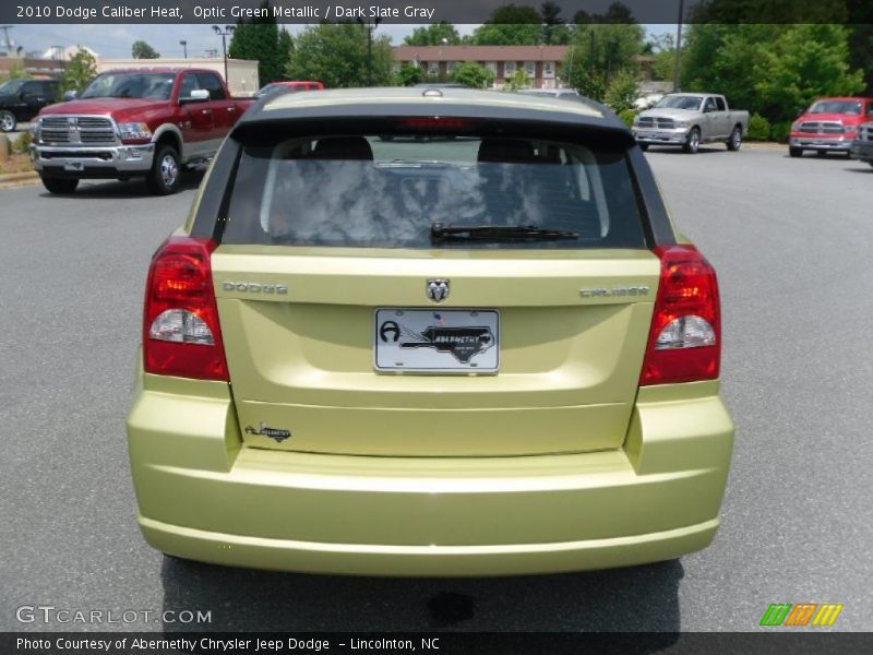 Optic Green Metallic / Dark Slate Gray 2010 Dodge Caliber Heat