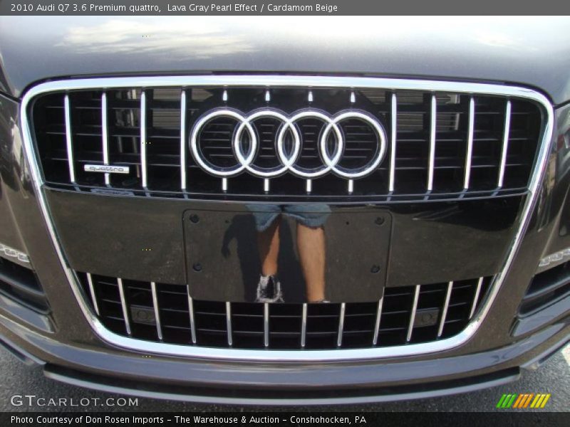 Lava Gray Pearl Effect / Cardamom Beige 2010 Audi Q7 3.6 Premium quattro