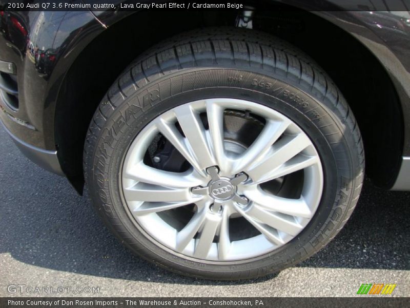 Lava Gray Pearl Effect / Cardamom Beige 2010 Audi Q7 3.6 Premium quattro