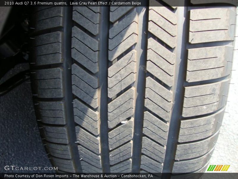Lava Gray Pearl Effect / Cardamom Beige 2010 Audi Q7 3.6 Premium quattro