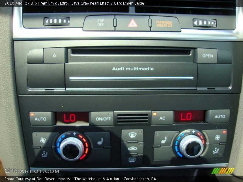 Lava Gray Pearl Effect / Cardamom Beige 2010 Audi Q7 3.6 Premium quattro