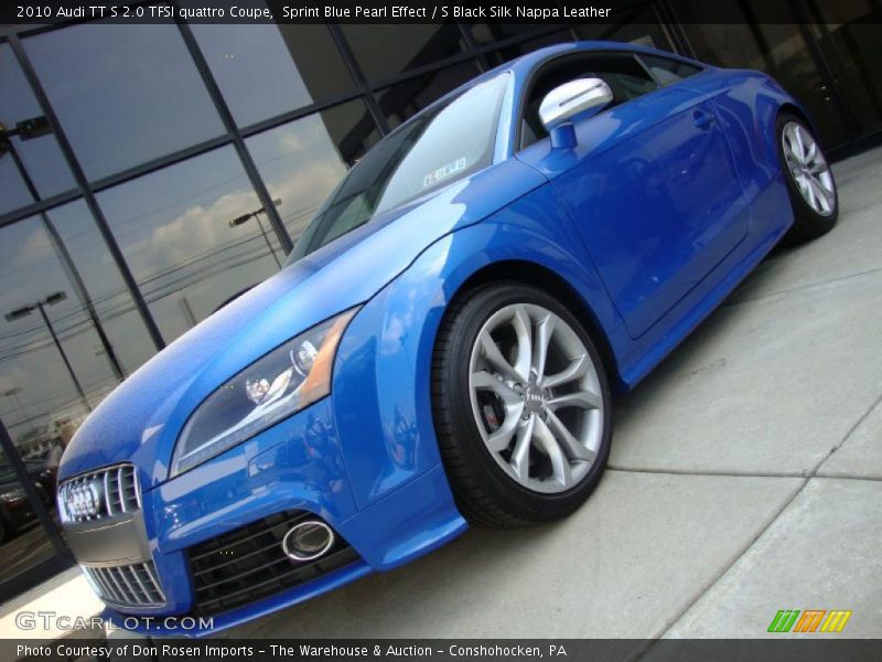 Sprint Blue Pearl Effect / S Black Silk Nappa Leather 2010 Audi TT S 2.0 TFSI quattro Coupe