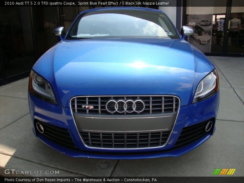 Sprint Blue Pearl Effect / S Black Silk Nappa Leather 2010 Audi TT S 2.0 TFSI quattro Coupe
