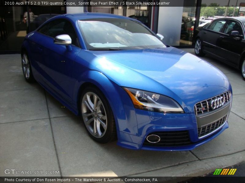 Sprint Blue Pearl Effect / S Black Silk Nappa Leather 2010 Audi TT S 2.0 TFSI quattro Coupe