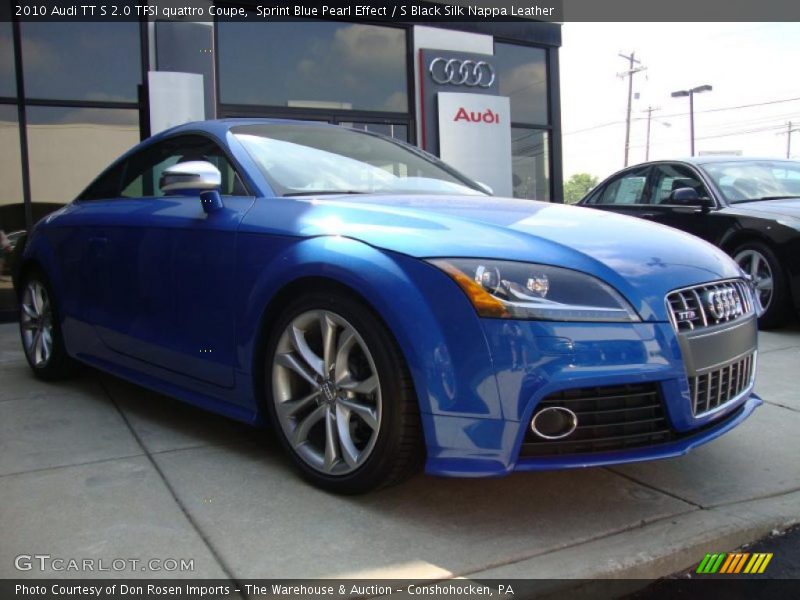 Sprint Blue Pearl Effect / S Black Silk Nappa Leather 2010 Audi TT S 2.0 TFSI quattro Coupe