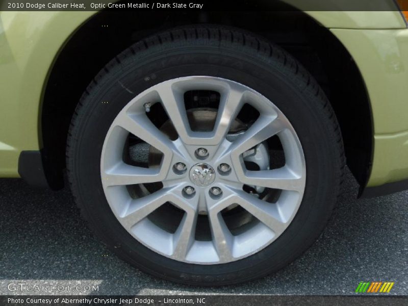 Optic Green Metallic / Dark Slate Gray 2010 Dodge Caliber Heat