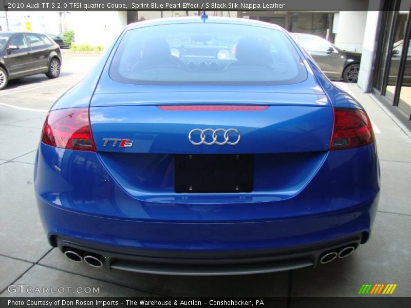 Sprint Blue Pearl Effect / S Black Silk Nappa Leather 2010 Audi TT S 2.0 TFSI quattro Coupe