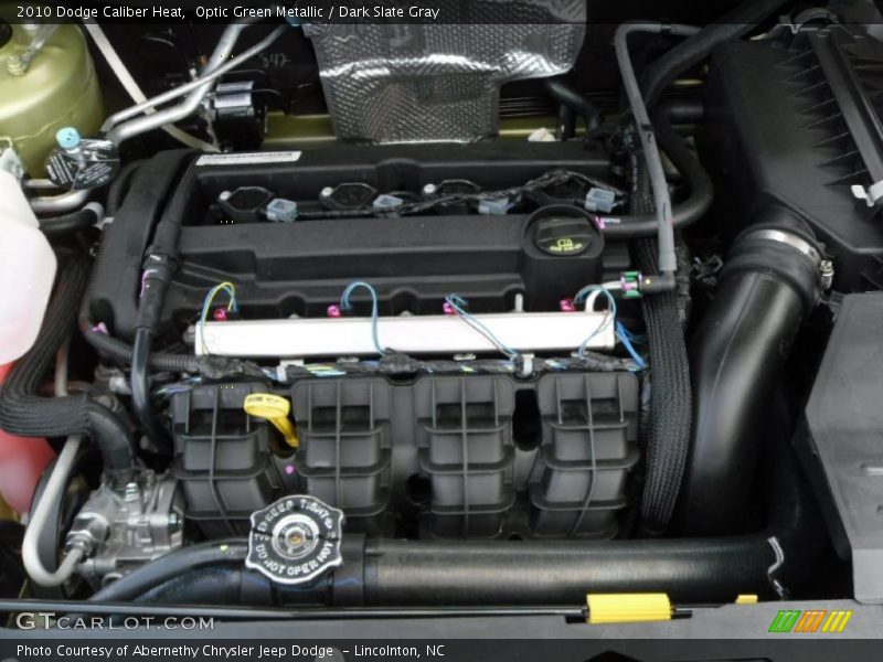 Optic Green Metallic / Dark Slate Gray 2010 Dodge Caliber Heat