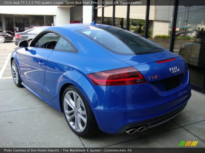 Sprint Blue Pearl Effect / S Black Silk Nappa Leather 2010 Audi TT S 2.0 TFSI quattro Coupe