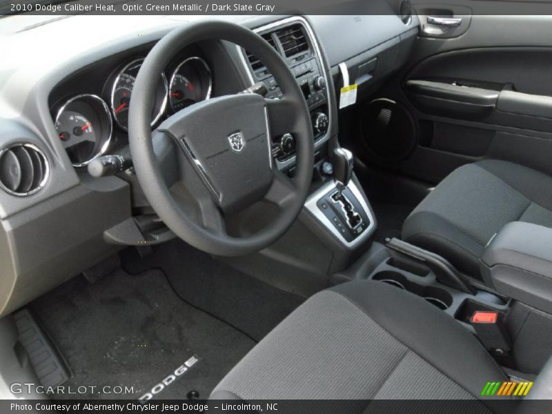 Optic Green Metallic / Dark Slate Gray 2010 Dodge Caliber Heat