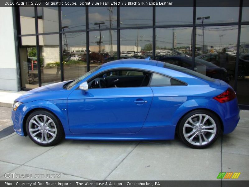 Sprint Blue Pearl Effect / S Black Silk Nappa Leather 2010 Audi TT S 2.0 TFSI quattro Coupe