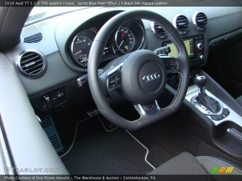 Sprint Blue Pearl Effect / S Black Silk Nappa Leather 2010 Audi TT S 2.0 TFSI quattro Coupe