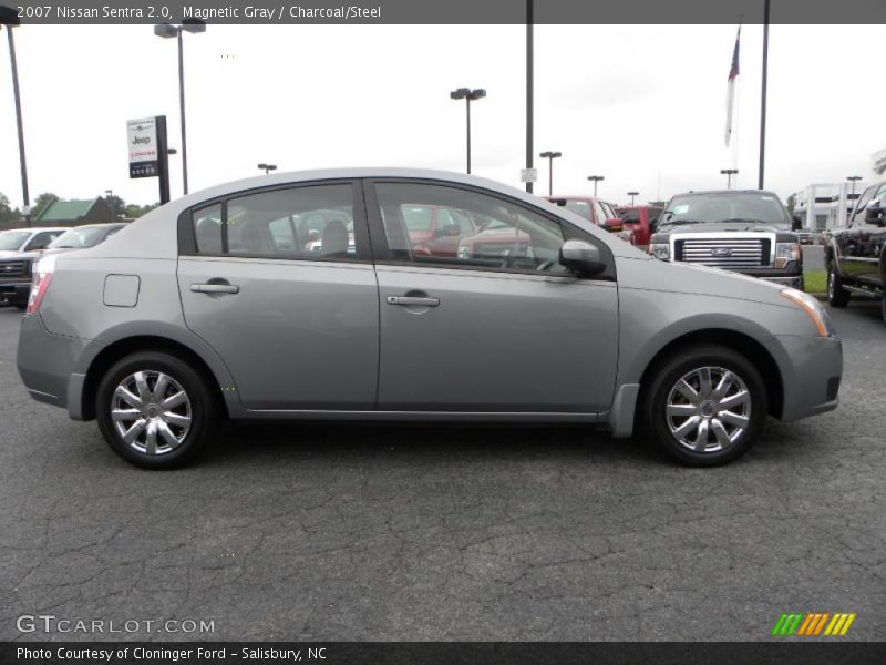 Magnetic Gray / Charcoal/Steel 2007 Nissan Sentra 2.0