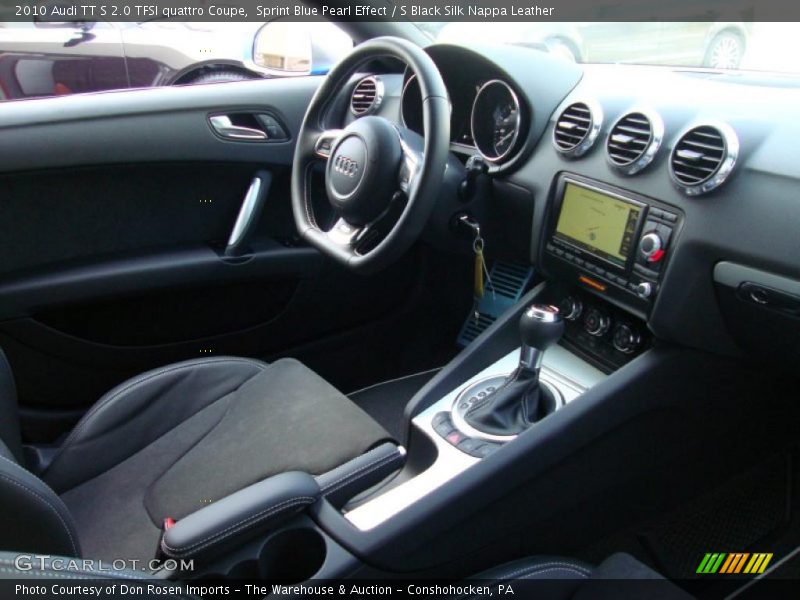 Sprint Blue Pearl Effect / S Black Silk Nappa Leather 2010 Audi TT S 2.0 TFSI quattro Coupe