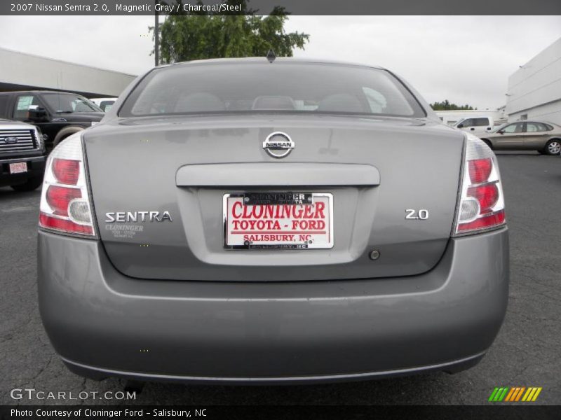 Magnetic Gray / Charcoal/Steel 2007 Nissan Sentra 2.0