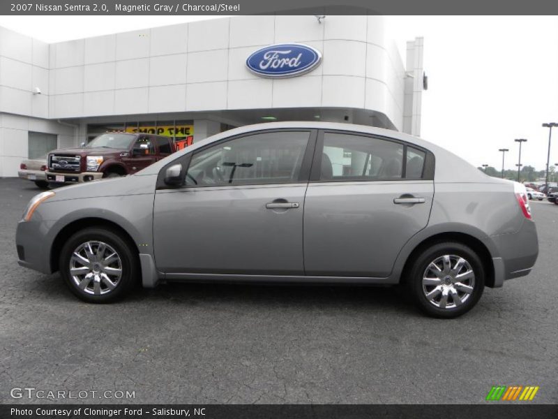 Magnetic Gray / Charcoal/Steel 2007 Nissan Sentra 2.0