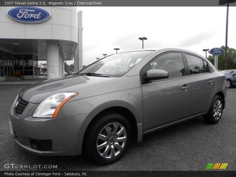 Magnetic Gray / Charcoal/Steel 2007 Nissan Sentra 2.0