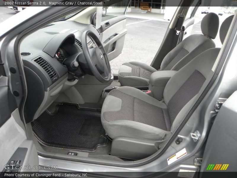 Magnetic Gray / Charcoal/Steel 2007 Nissan Sentra 2.0