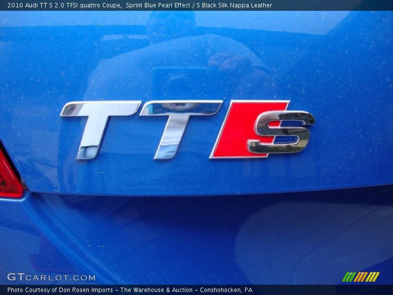 Sprint Blue Pearl Effect / S Black Silk Nappa Leather 2010 Audi TT S 2.0 TFSI quattro Coupe