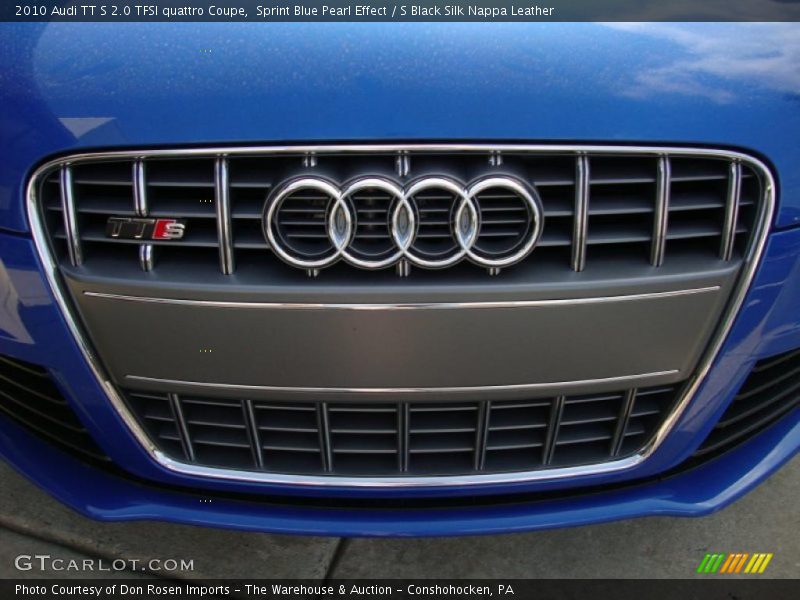 Sprint Blue Pearl Effect / S Black Silk Nappa Leather 2010 Audi TT S 2.0 TFSI quattro Coupe