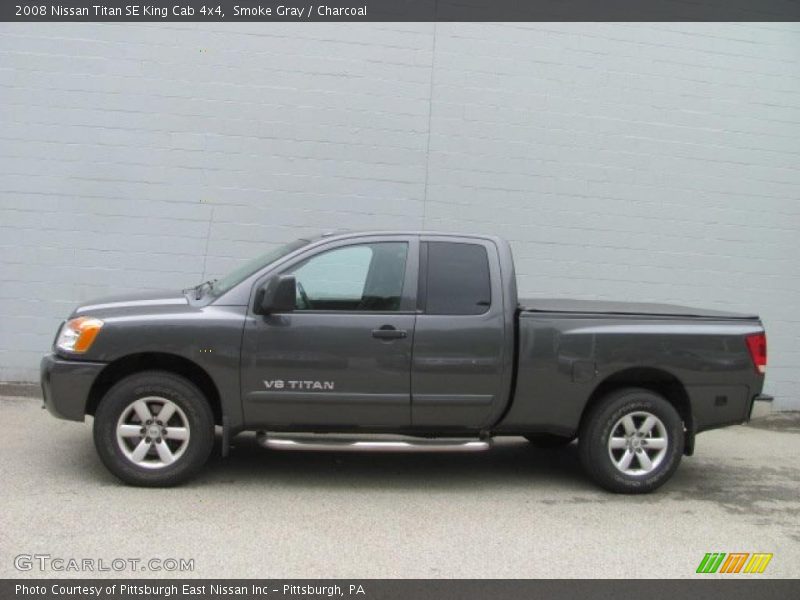 Smoke Gray / Charcoal 2008 Nissan Titan SE King Cab 4x4