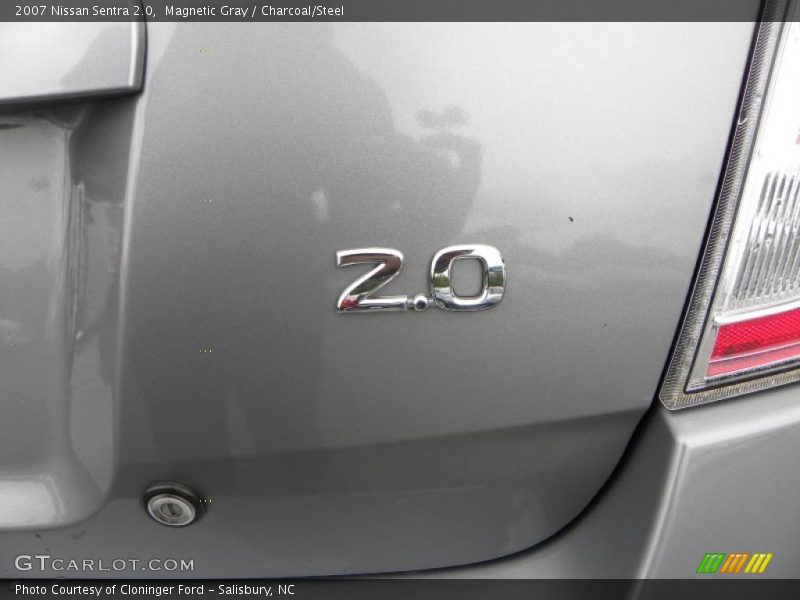 Magnetic Gray / Charcoal/Steel 2007 Nissan Sentra 2.0
