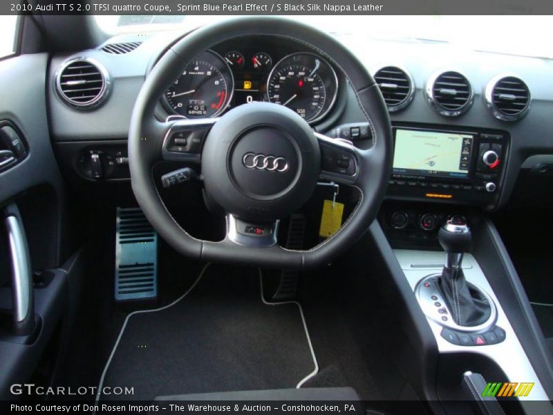 Sprint Blue Pearl Effect / S Black Silk Nappa Leather 2010 Audi TT S 2.0 TFSI quattro Coupe