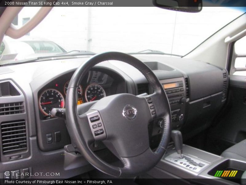 Smoke Gray / Charcoal 2008 Nissan Titan SE King Cab 4x4