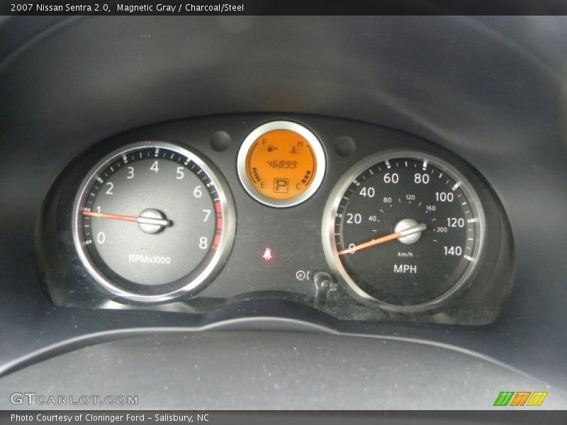 Magnetic Gray / Charcoal/Steel 2007 Nissan Sentra 2.0