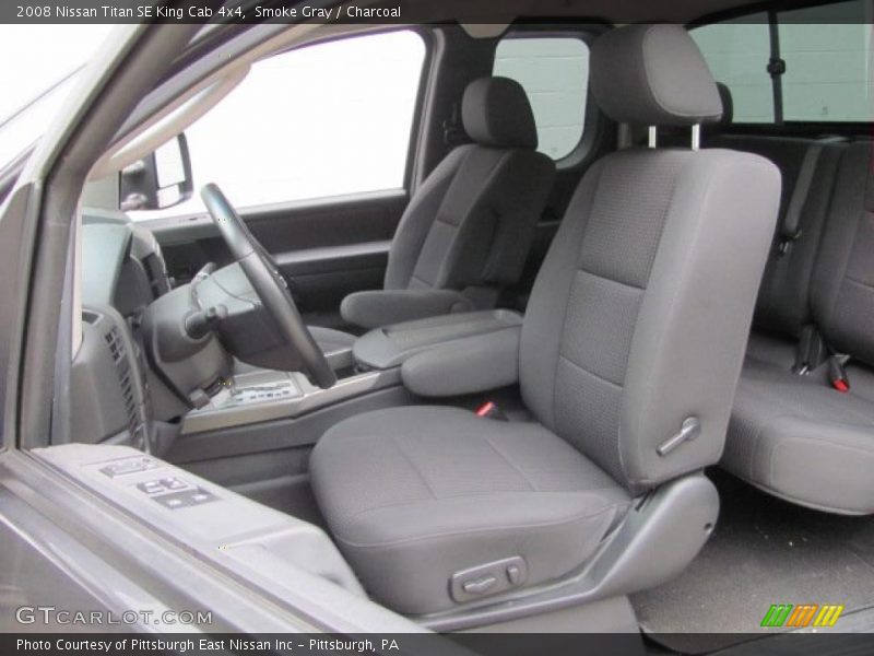 Smoke Gray / Charcoal 2008 Nissan Titan SE King Cab 4x4