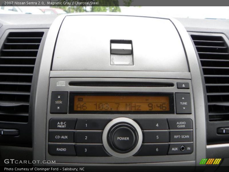 Magnetic Gray / Charcoal/Steel 2007 Nissan Sentra 2.0