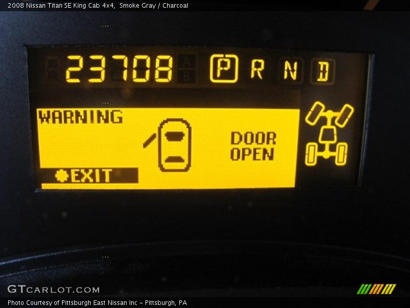 Smoke Gray / Charcoal 2008 Nissan Titan SE King Cab 4x4