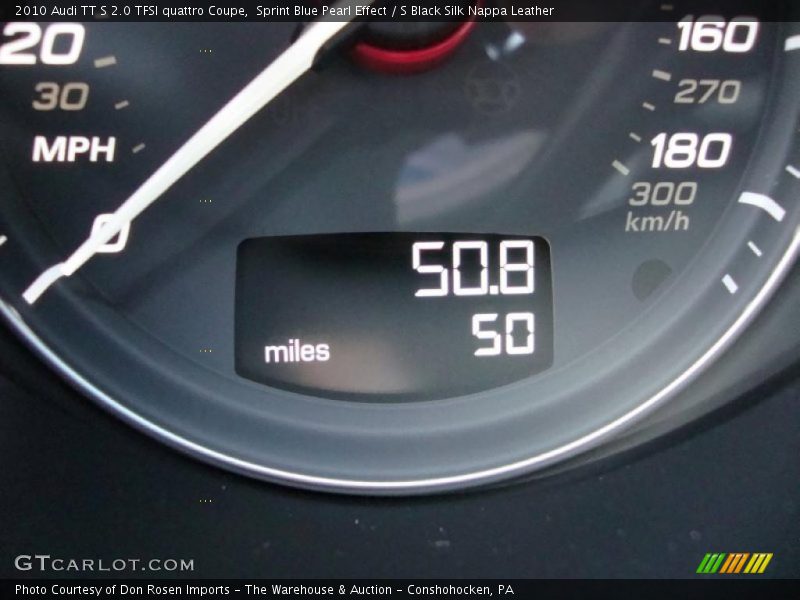 Sprint Blue Pearl Effect / S Black Silk Nappa Leather 2010 Audi TT S 2.0 TFSI quattro Coupe