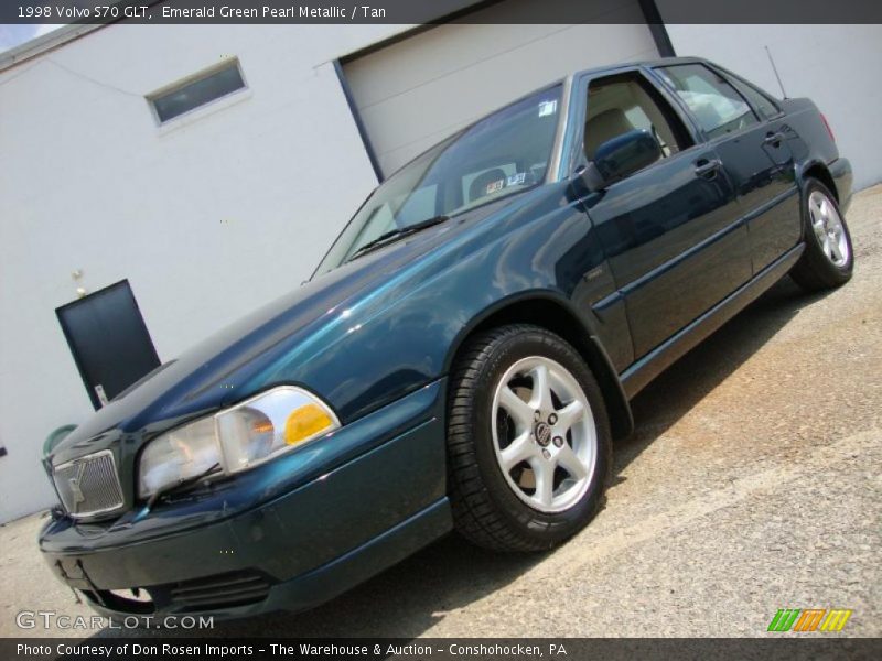 Emerald Green Pearl Metallic / Tan 1998 Volvo S70 GLT
