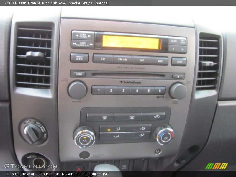 Smoke Gray / Charcoal 2008 Nissan Titan SE King Cab 4x4