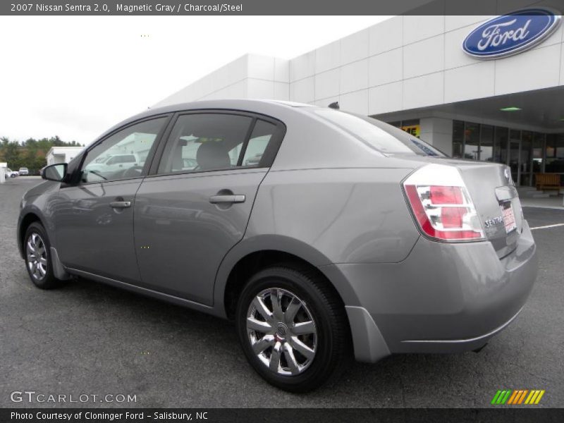 Magnetic Gray / Charcoal/Steel 2007 Nissan Sentra 2.0