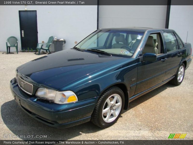 Emerald Green Pearl Metallic / Tan 1998 Volvo S70 GLT