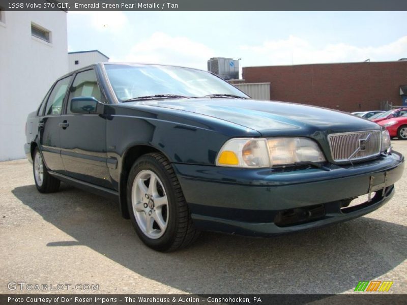Emerald Green Pearl Metallic / Tan 1998 Volvo S70 GLT