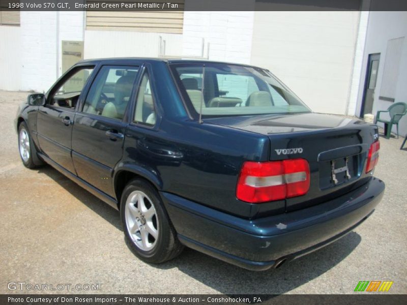 Emerald Green Pearl Metallic / Tan 1998 Volvo S70 GLT