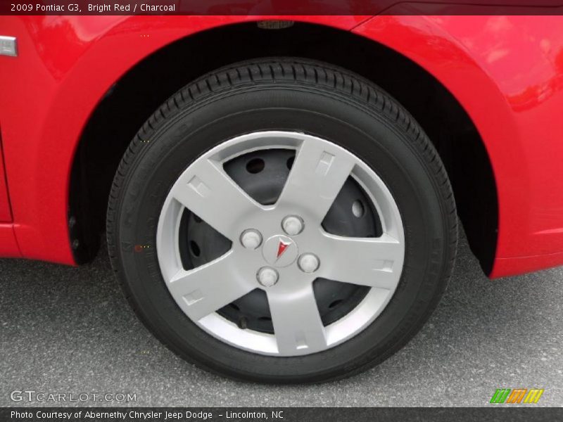 Bright Red / Charcoal 2009 Pontiac G3