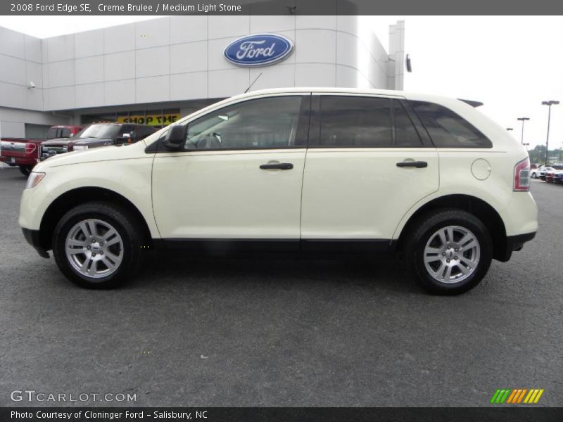 Creme Brulee / Medium Light Stone 2008 Ford Edge SE