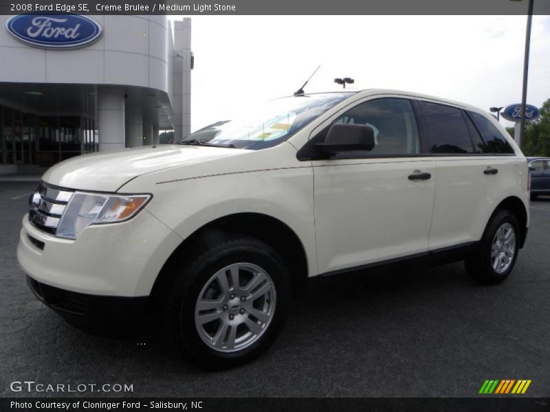 Creme Brulee / Medium Light Stone 2008 Ford Edge SE
