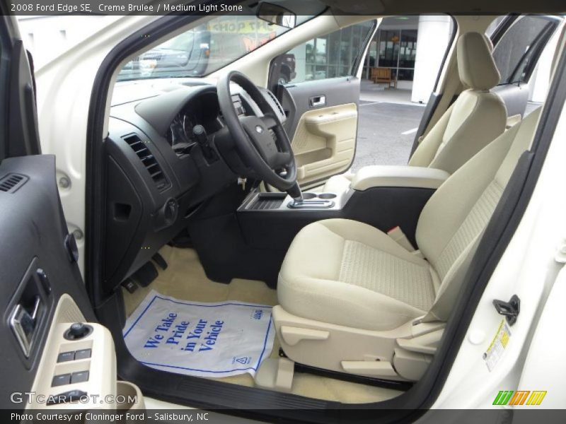 Creme Brulee / Medium Light Stone 2008 Ford Edge SE