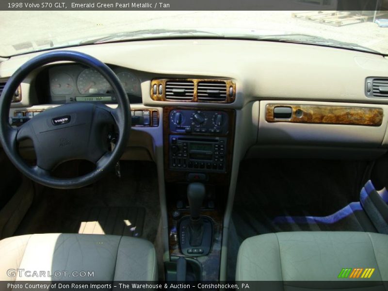 Emerald Green Pearl Metallic / Tan 1998 Volvo S70 GLT