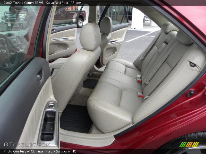 Salsa Red Pearl / Stone 2002 Toyota Camry SE V6