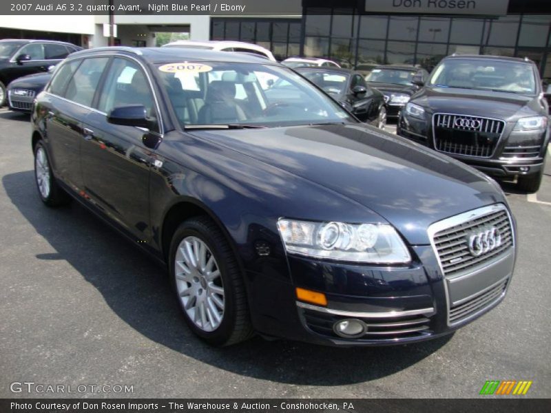 Night Blue Pearl / Ebony 2007 Audi A6 3.2 quattro Avant