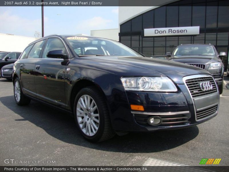 Night Blue Pearl / Ebony 2007 Audi A6 3.2 quattro Avant
